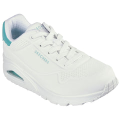 Skechers Pantofi dama sport UNO POP BACK 177092 WHITE/MINT ID3909-WMNT