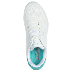 Skechers Pantofi dama sport UNO POP BACK 177092 WHITE/MINT ID3909-WMNT