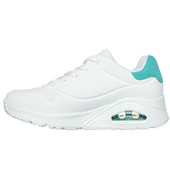 Skechers Pantofi dama sport UNO POP BACK 177092 WHITE/MINT ID3909-WMNT