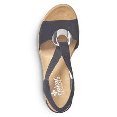 Rieker Sandale dama 624H6 00 negru ID3917-NG