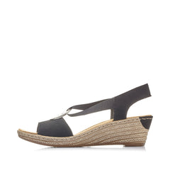 Rieker Sandale dama 624H6 00 negru ID3917-NG