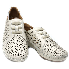Pikolinos Pantofi dama perforati, piele naturala 655 4783 crem ID3936-CRM