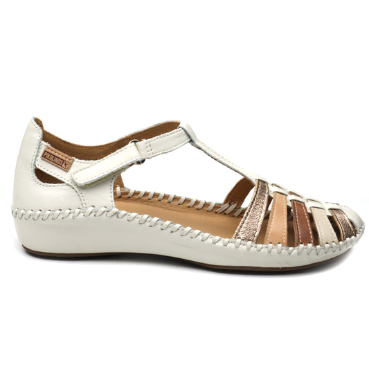 Pikolinos Pantofi dama decupati, piele naturala 655 0843C2 crem ID3954-CRM