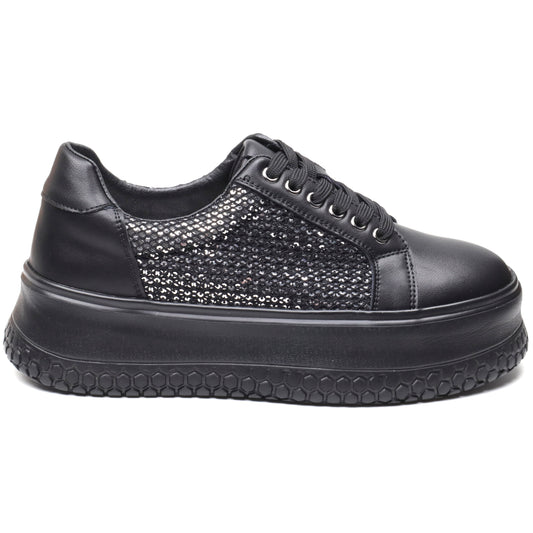 Pass Collection Sneakers dama W1W140022A 01 Z negru ID3999-NG