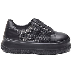 Pass Collection Sneakers dama W1W140022A 01 Z negru ID3999-NG