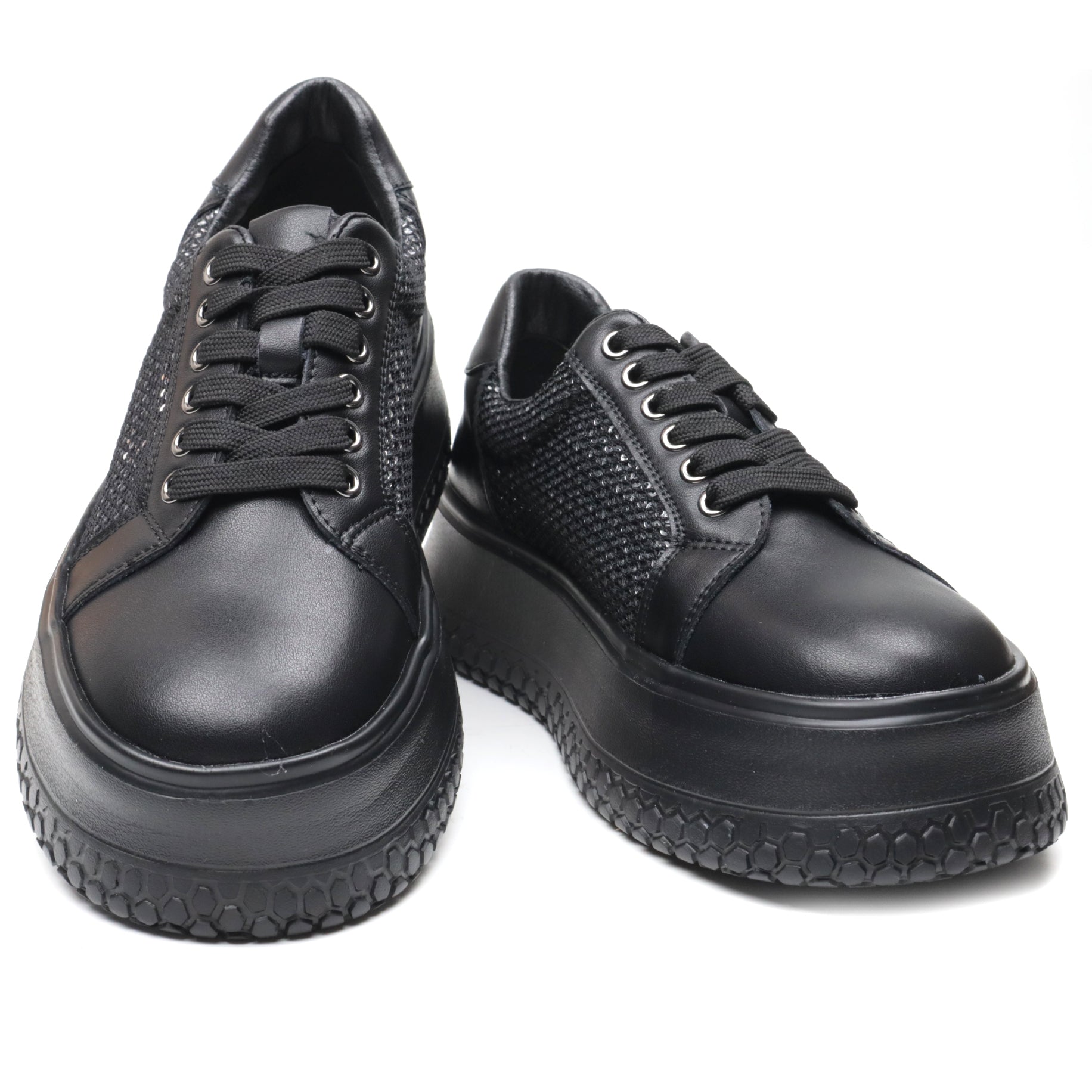 Pass Collection Sneakers dama W1W140022A 01 Z negru ID3999-NG