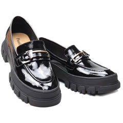 Feeling Pantofi dama piele naturala MH003 S2443 negru ID4008-NG