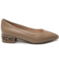 Feeling Pantofi dama piele naturala  MH003 S2428 C bej ID4010-BEJ