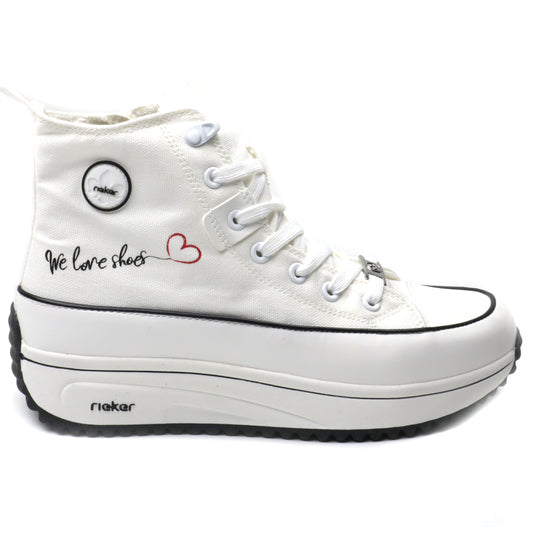 Rieker Sneakers dama 90012 80 alb ID4080-ALB