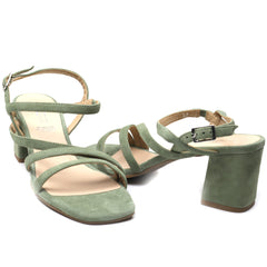 Intermoda Sandale dama 12546185 vernil velur ID4092-VERV