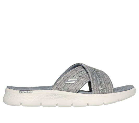 Skechers Papuci dama GO WALK FLEX SANDAL IMPRESS 141420 GRAY ID4099-GRY