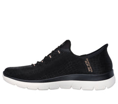 Skechers Pantofi dama sport SLIP INS SUMMITS CLASSY NIGHT 150128 BLACK/ROSE GOLD ID4116-BKRG