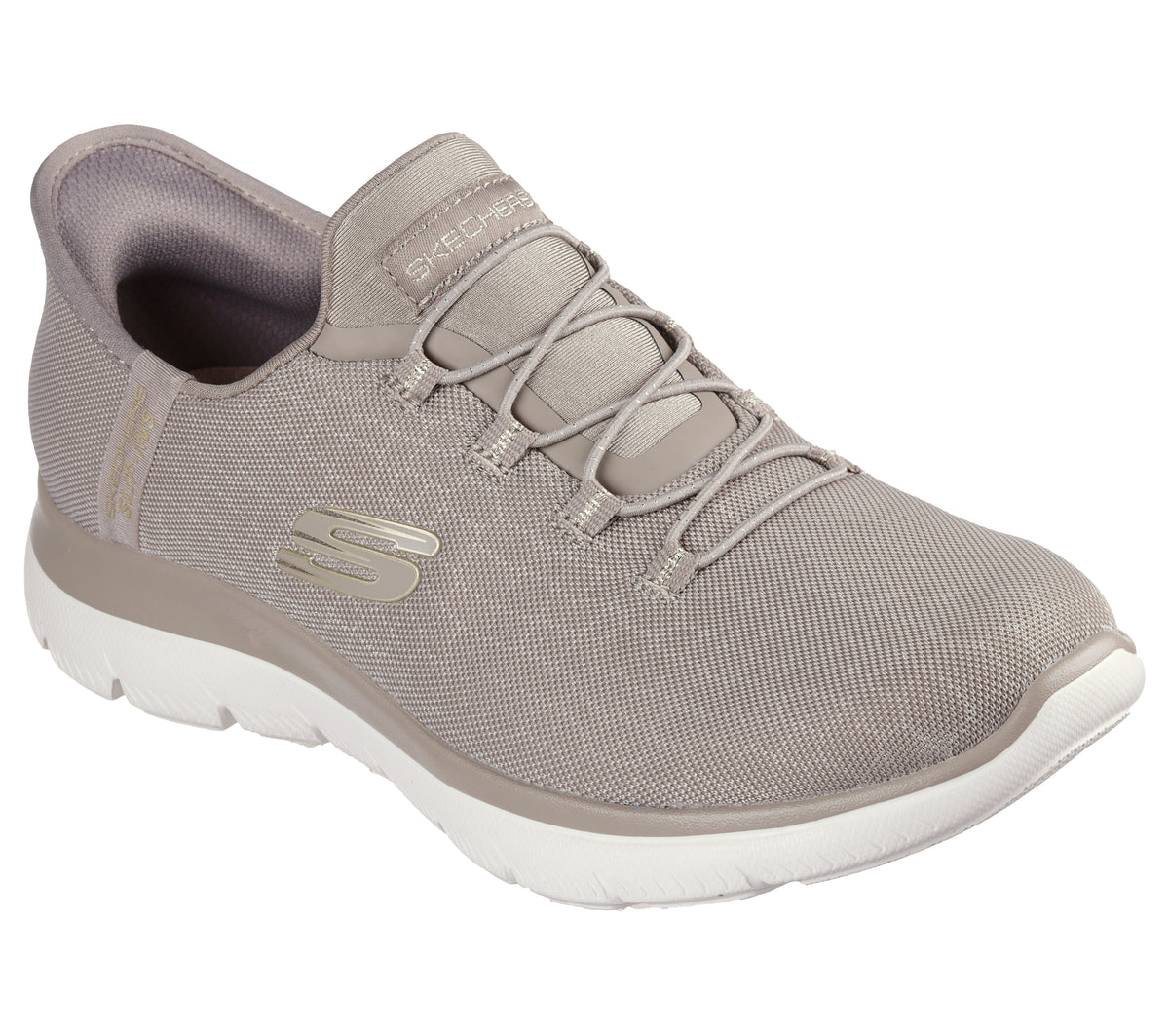 Skechers Pantofi dama sport SLIP INS SUMMITS CLASSY NIGHT 150128 TAUPE/GOLD ID4116-TPGD