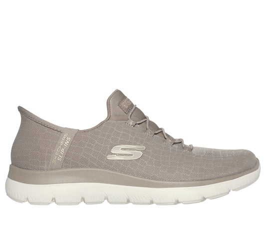 Skechers Pantofi dama sport SLIP INS SUMMITS CLASSY NIGHT 150128 TAUPE/GOLD ID4116-TPGD