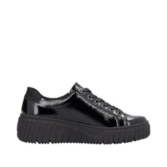 Rieker Pantofi dama N2501 00 negru lac ID4127-NGL