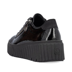 Rieker Pantofi dama N2501 00 negru lac ID4127-NGL