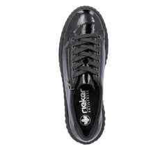 Rieker Pantofi dama N2501 00 negru lac ID4127-NGL