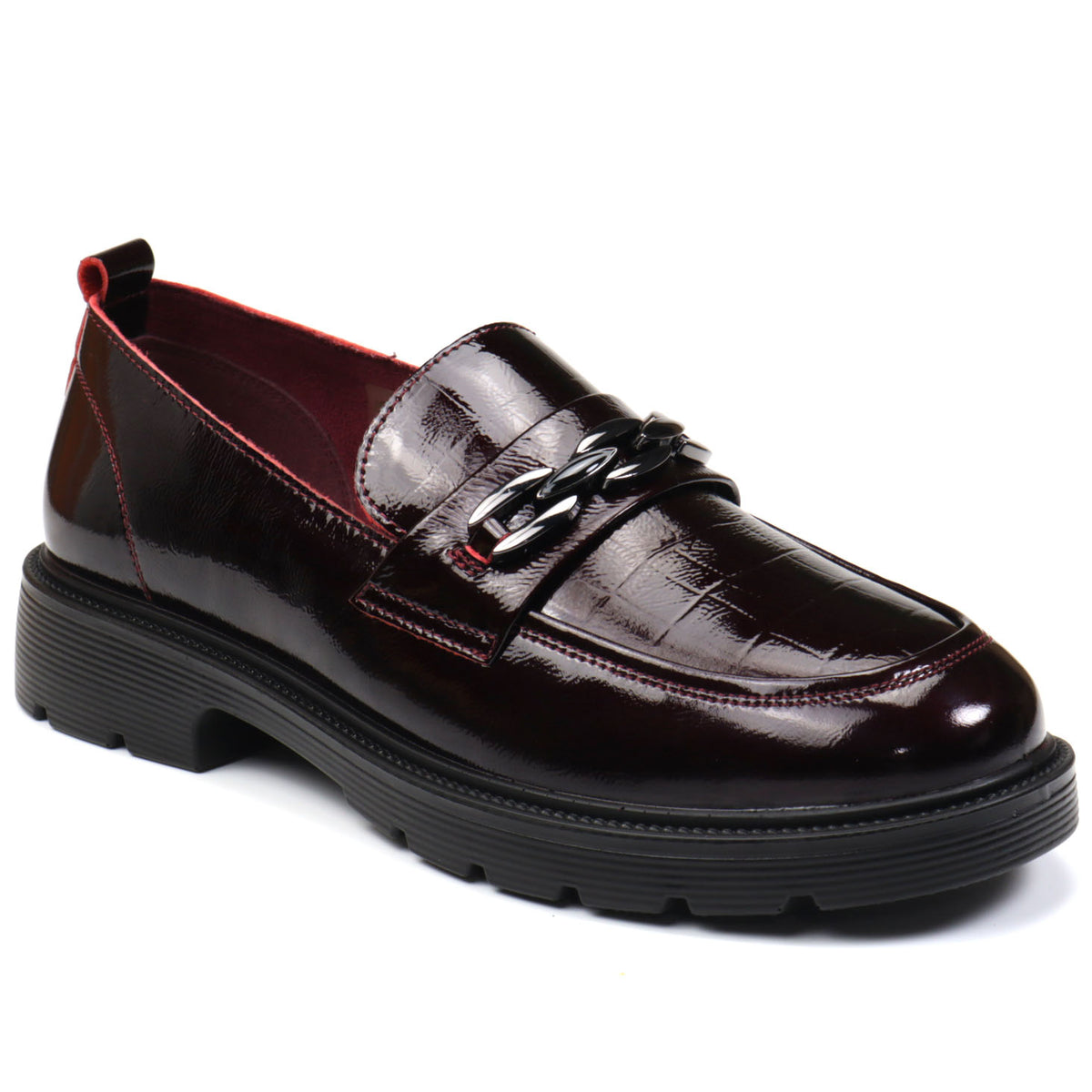 Pass Collection Pantofi dama X4X450028B 23 L bordo lac ID4154-BRDL