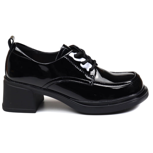 Pass Collection Pantofi dama M4M450010A 01 L negru lac ID4166-NGL