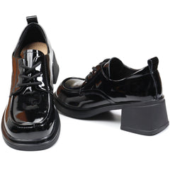 Pass Collection Pantofi dama M4M450010A 01 L negru lac ID4166-NGL