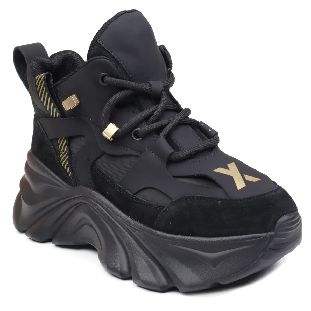 GRYXX Pantofi dama 8L3280B 01 Z negru+multicolor ID4179-NG.MCL