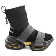 GRYXX Ghete dama P020127 2 B 01 Z negru+multicolor ID4180-NG.MCL