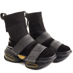 GRYXX Ghete dama P020127 2 B 01 Z negru+multicolor ID4180-NG.MCL