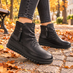 Feeling Ghete dama piele naturala 1066 negru ID4184-NG