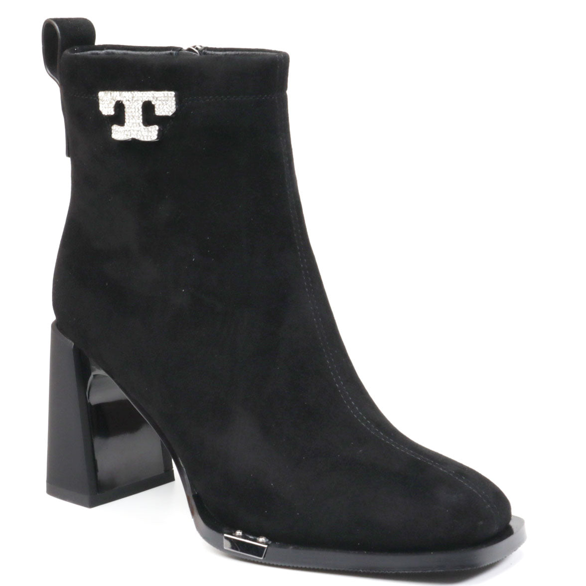 Feeling Ghete dama piele naturala  Z0153 6015 negru velur ID4193-NGV