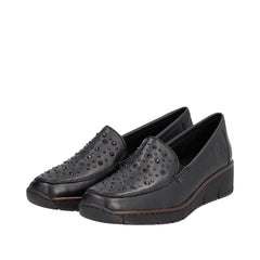 Rieker Pantofi dama 53752 00 negru ID4238-NG