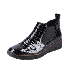 Rieker Ghete dama 53794 01 negru lac ID4242-NGL