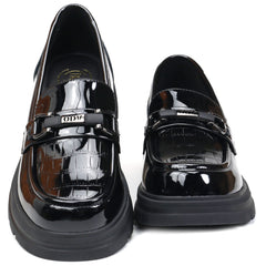 Formazione Pantofi dama TP6830 1 negru lac ID4244-NGL