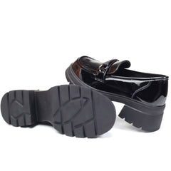Formazione Pantofi dama TP6830 1 negru lac ID4244-NGL