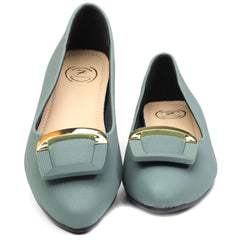 Formazione Pantofi dama TP229 verde ID4251-VRD