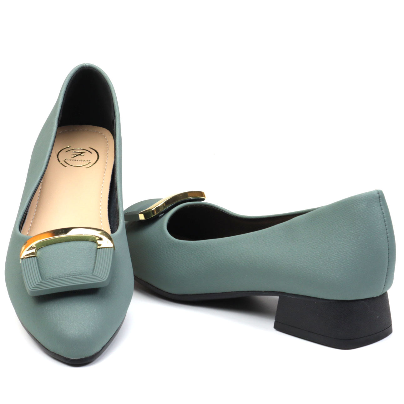 Formazione Pantofi dama TP229 verde ID4251-VRD