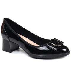 Pass Collection Pantofi dama V4VA50023C 01 L negru lac ID4258-NGL