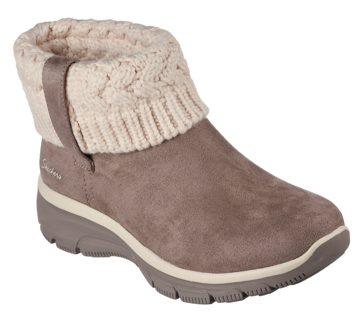 Skechers Ghete dama EASY GOING COZY WEATHER 167401 TAUPE ID4270-TPE