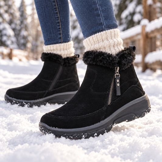 Skechers Ghete dama EASY GOING COOL ZIP 167862 BLACK ID4271-BLK