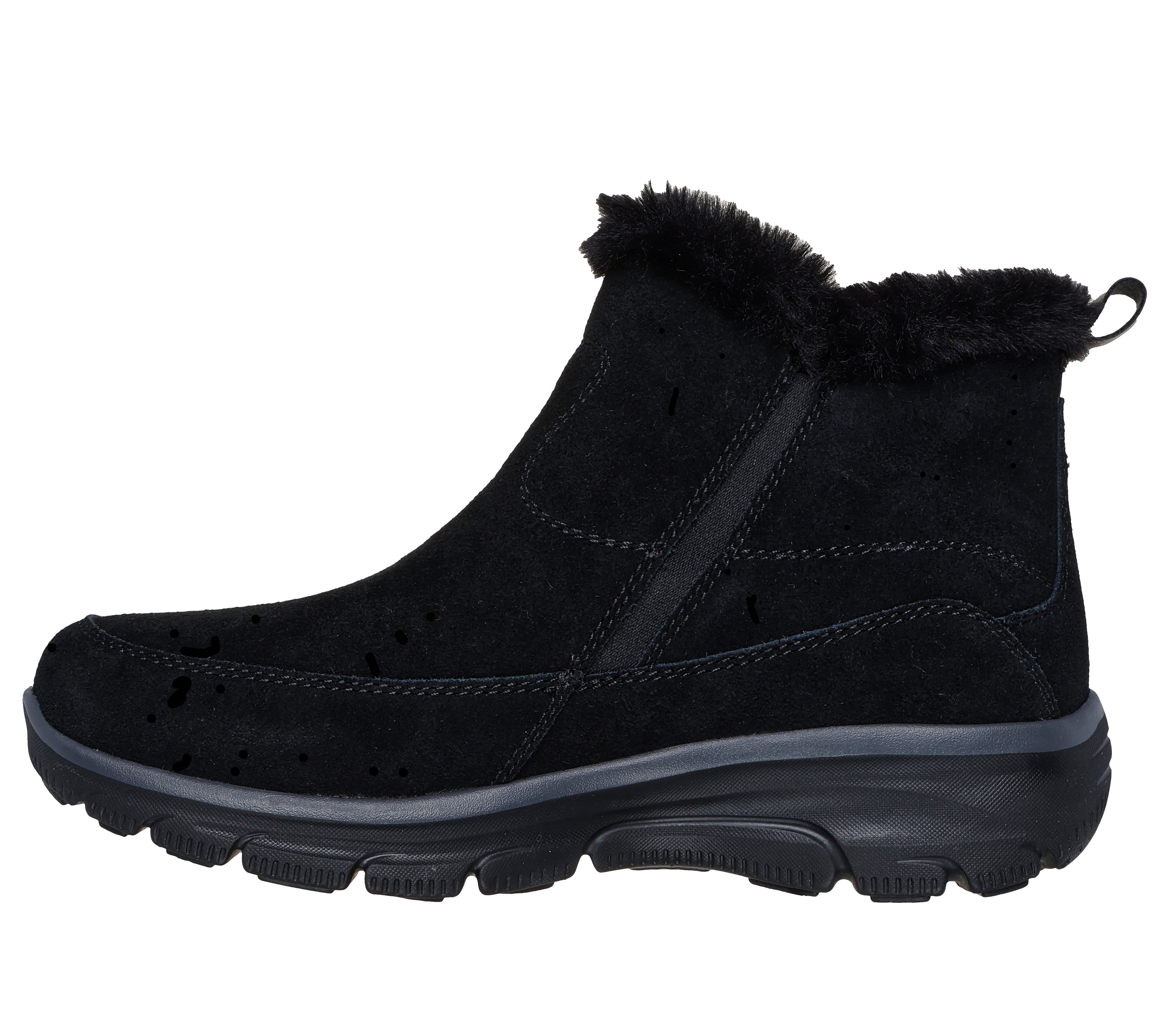 Skechers Ghete dama EASY GOING COOL ZIP 167862 BLACK ID4271-BLK