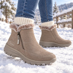 Skechers Ghete dama EASY GOING COOL ZIP 167862 TAUPE ID4271-TPE