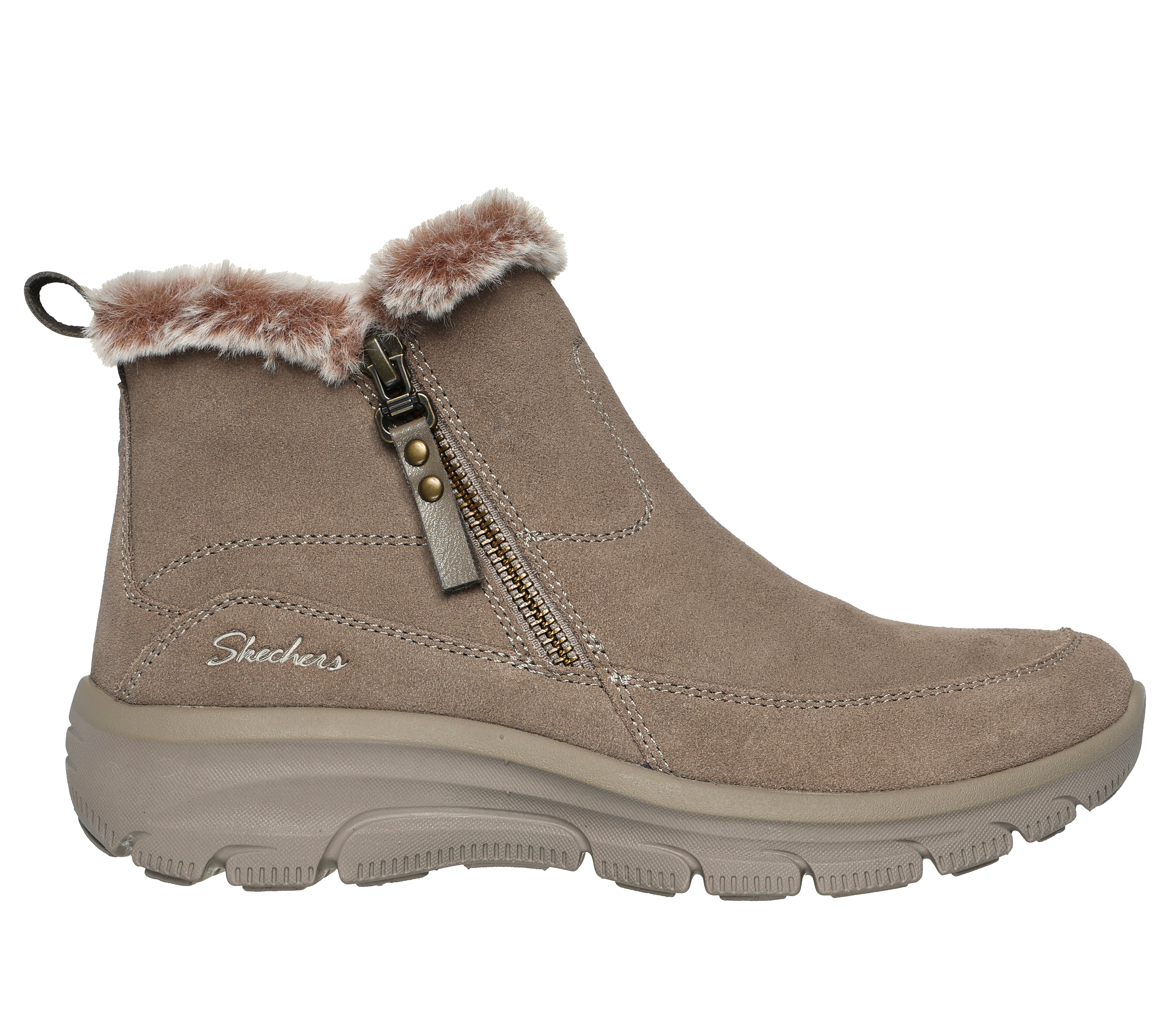 Skechers Ghete dama EASY GOING COOL ZIP 167862 TAUPE ID4271-TPE