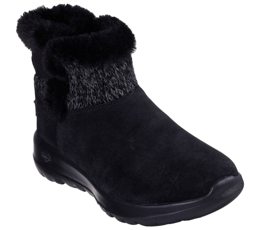 Skechers Ghete dama stil UGG ON THE GO JOY WHISPERING WI 144133 BLACK/GRAY ID4274-BKGY