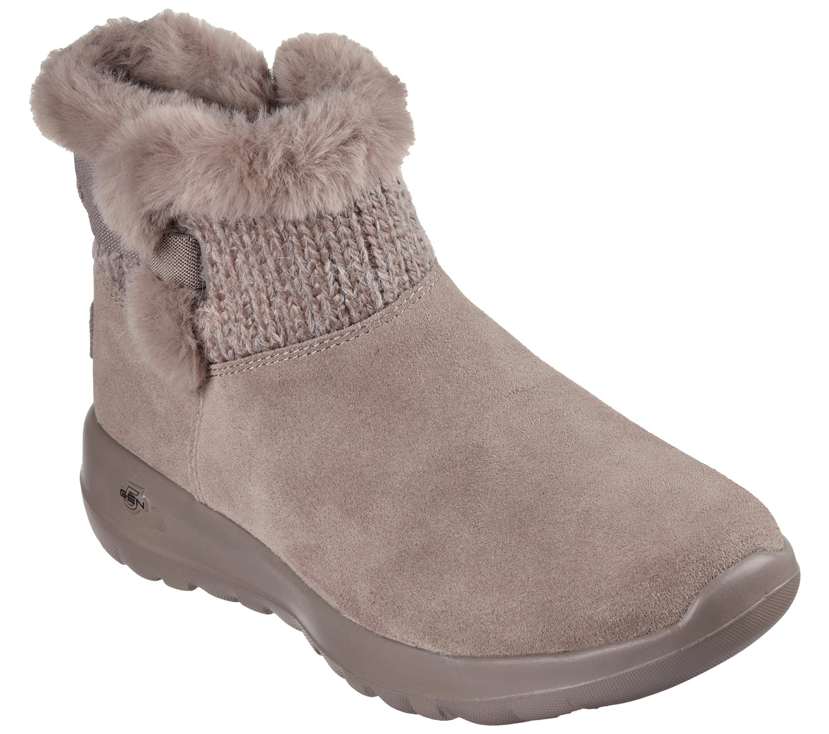 Skechers Ghete dama stil UGG ON THE GO JOY WHISPERING WI 144133 DARK TAUPE ID4274-DKTP