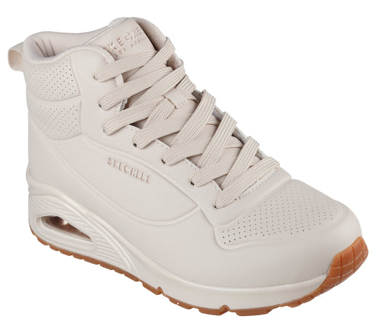 Skechers Ghete dama UNO STAND HIGH 177097 OFF WHITE ID4275-OFWT