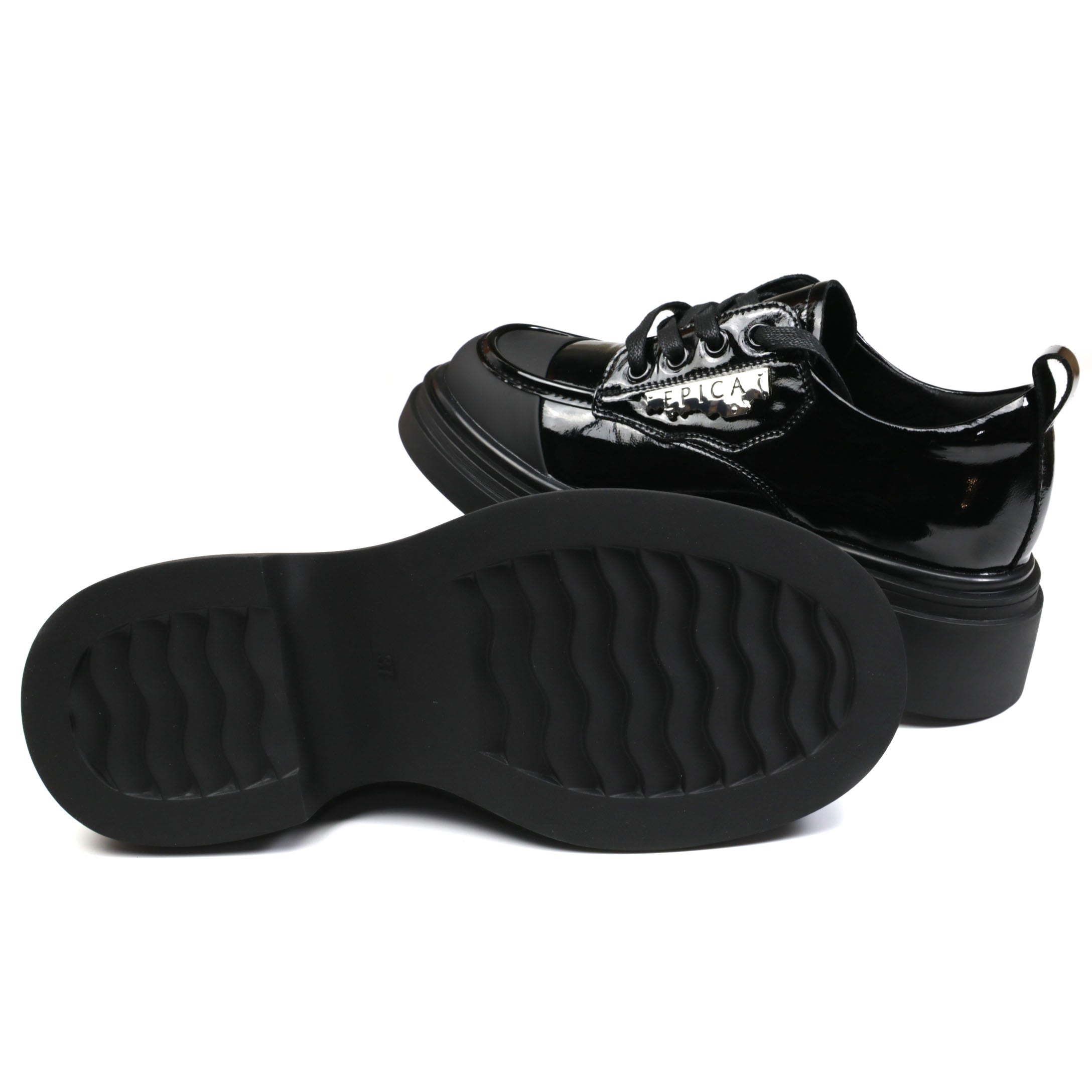 Epica Pantofi dama 2KMH50017A 01 L negru lac ID4283-NGL