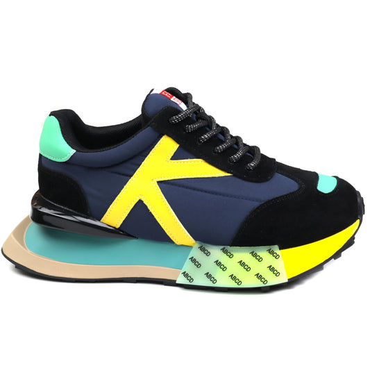 Feeling Sneakers dama 3577 9 negru+multicolor ID4345-NG.MCL