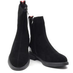 Formazione Ghete dama D9193 1 negru velur ID4363-NGV