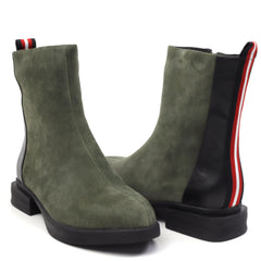 Formazione Ghete dama D9193 1 verde velur ID4363-VRDV
