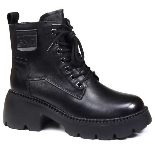 Formazione Ghete dama piele naturala 8099 negru ID4391-NG