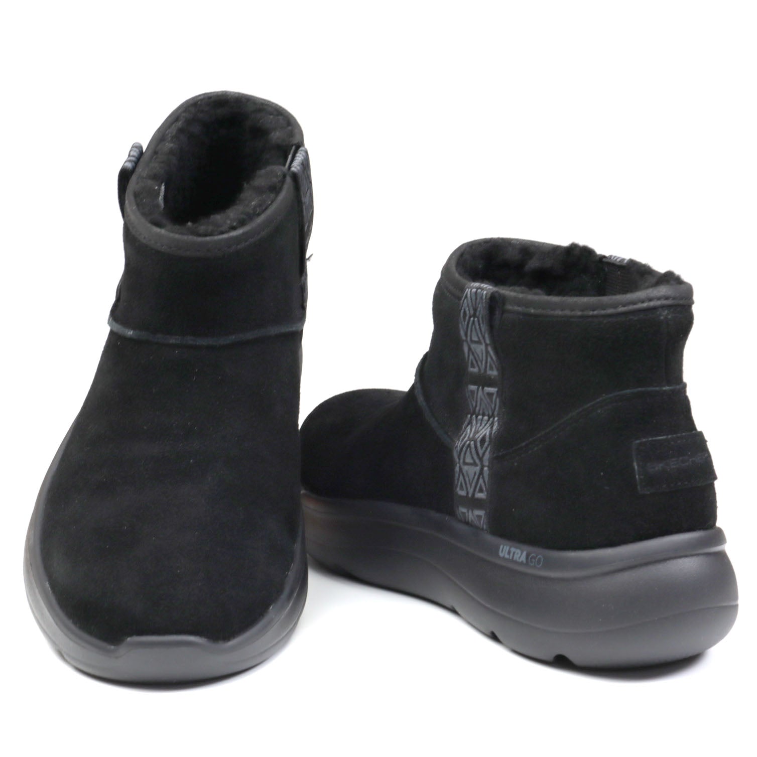 Skechers Ghete dama stil UGG ON THE GO ENCORE FIRESIDE 144850 BBK ID4392-BBK